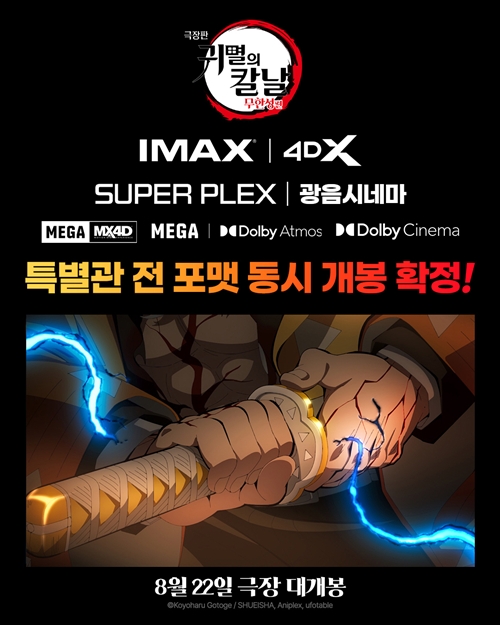 귀멸의 칼날 개봉 열기 - 극장가 관객 모습