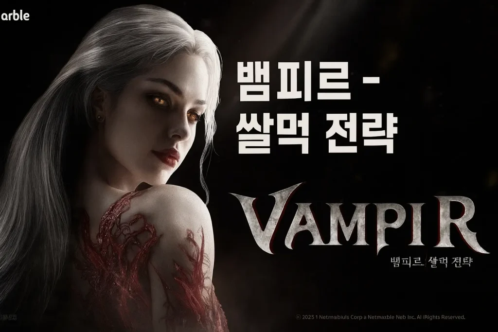 뱀피르 - 쌀먹 전략