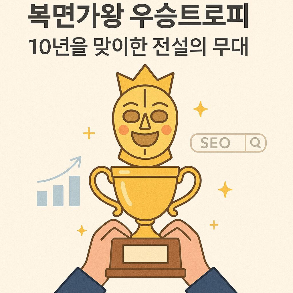 복면가왕 우승트로피