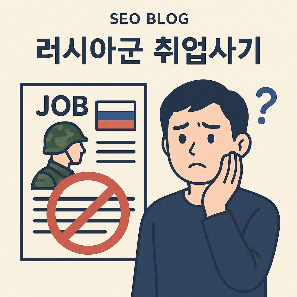 러시아군 취업사기