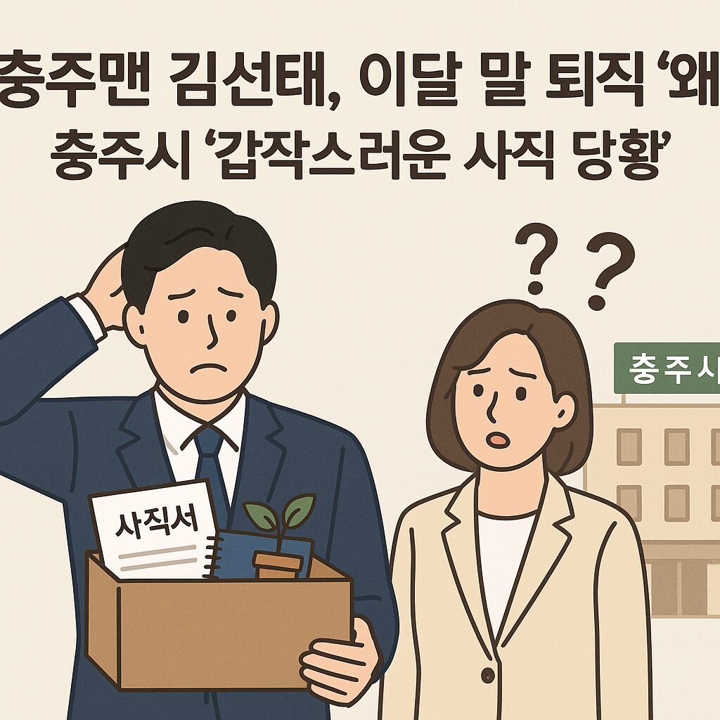 충주맨 김선태 이달 말 퇴직