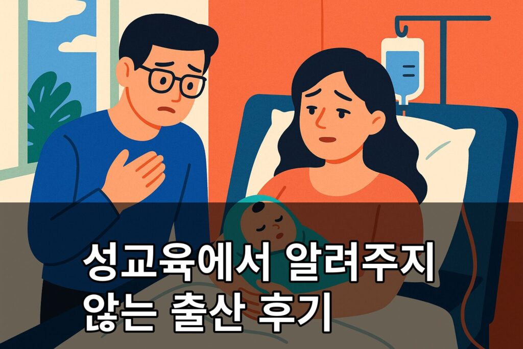 성교육에서 알려주지 않는 출산 후기