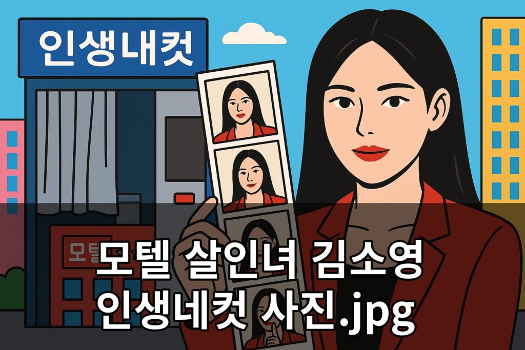 모텔 살인녀 김소영 인생네컷 사진