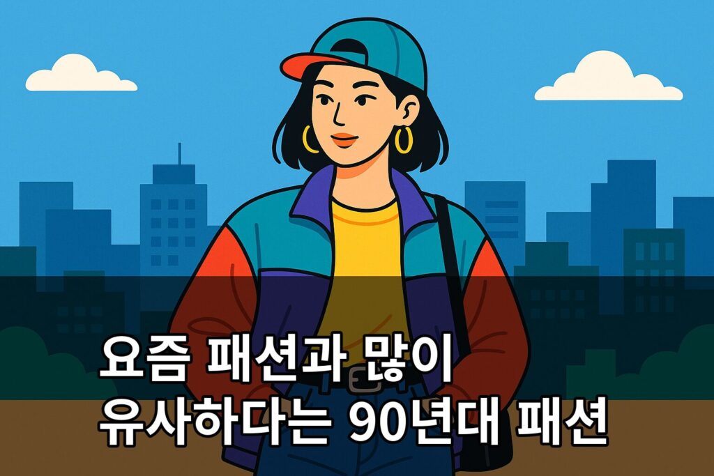 요즘 패션과 많이 유사하다는 90년대