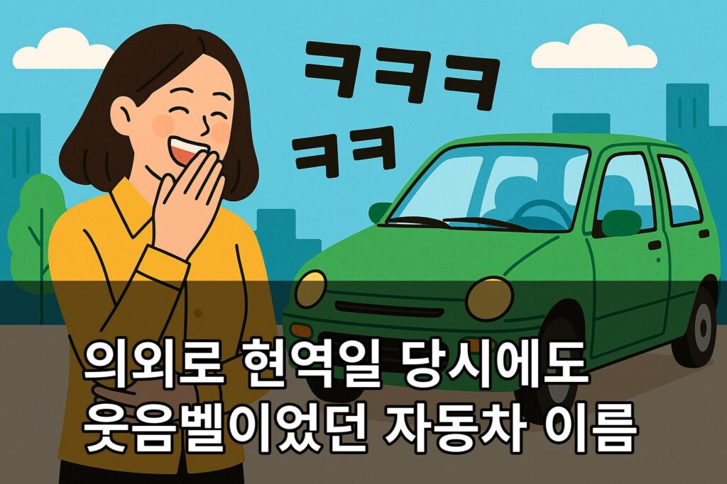 의외로 현역일 당시에도 웃음벨이었던 자동차