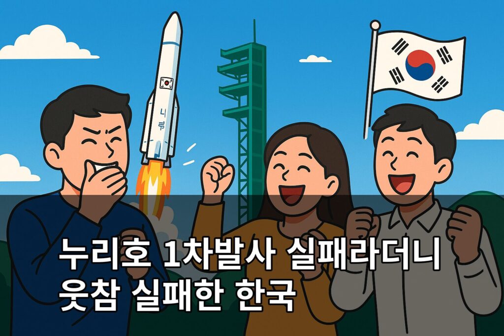 누리호 1차발사 실패라더니 웃참 실패한