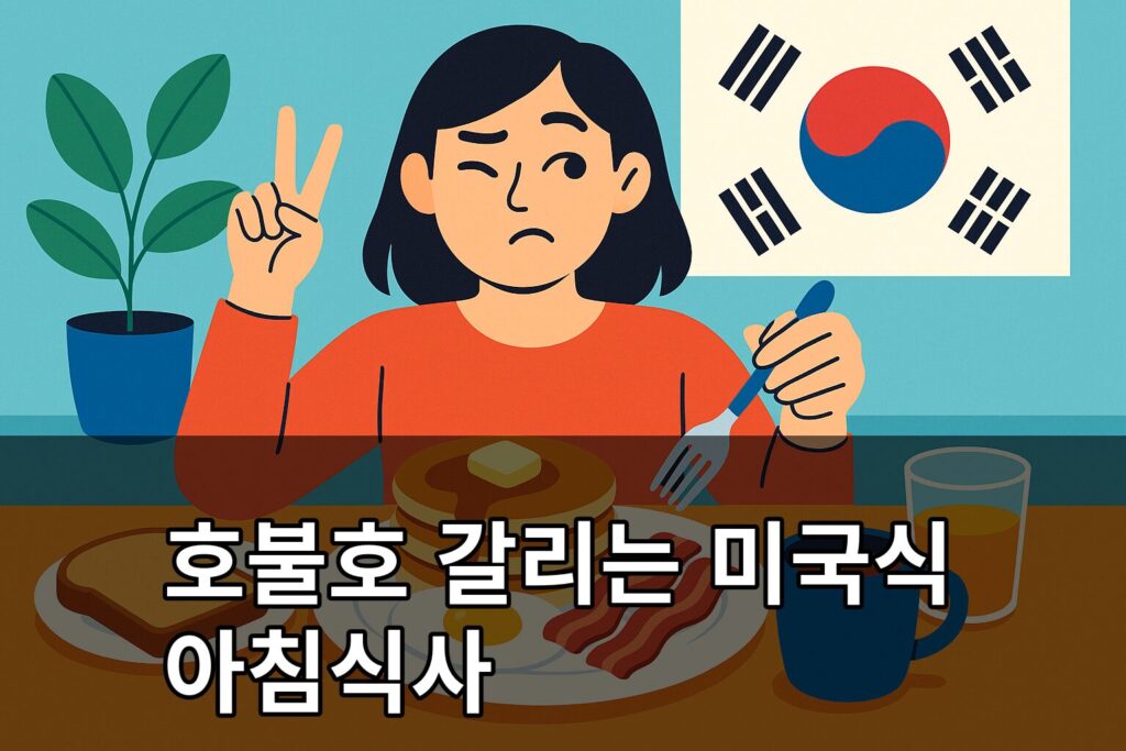 호불호 갈리는 미국식 아침식사