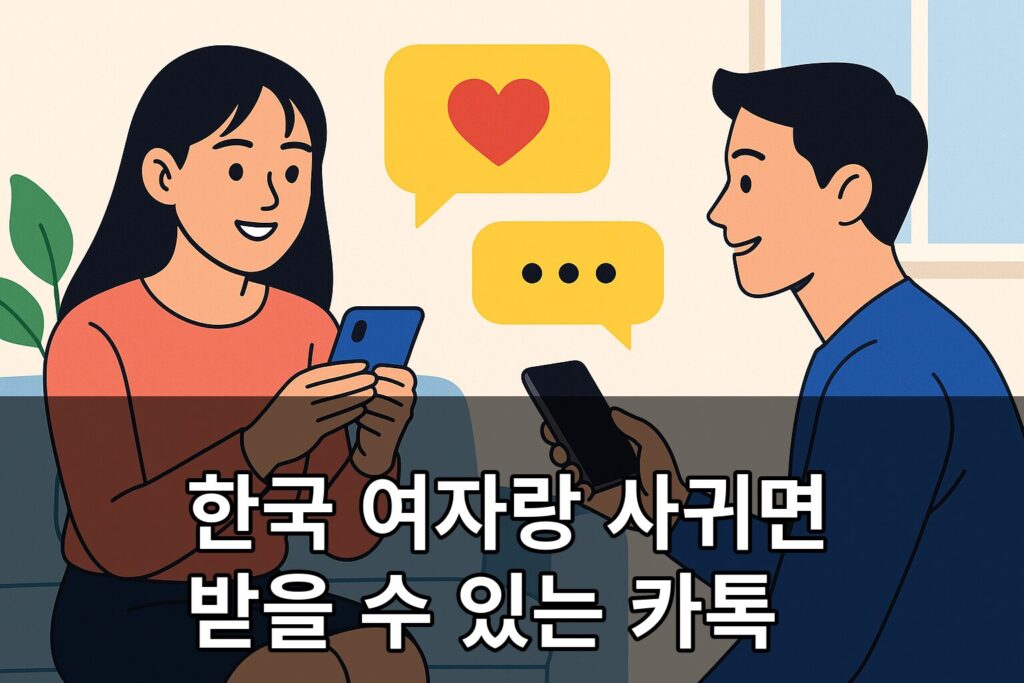 한국 여자랑 사귀면 받을 수