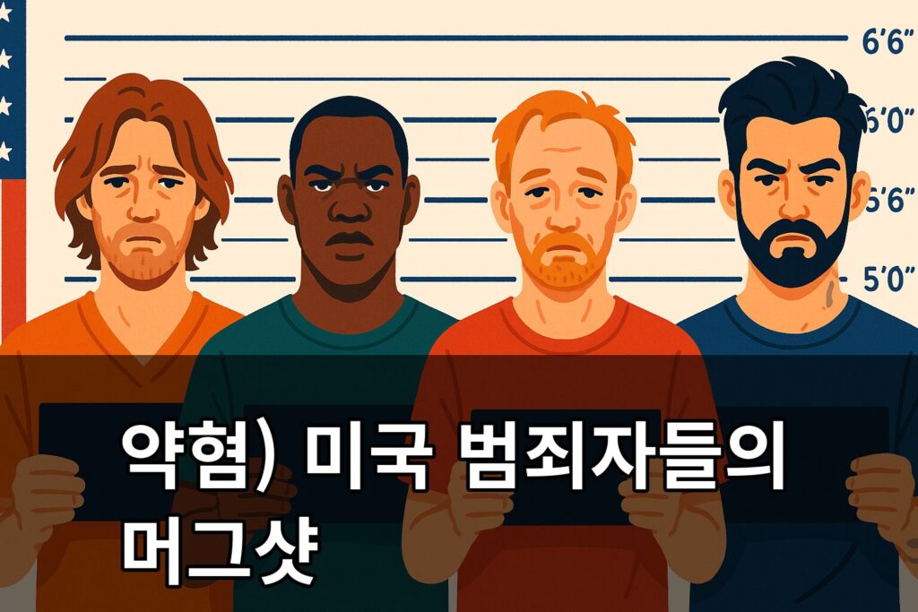 약혐 미국 범죄자들의 머그샷