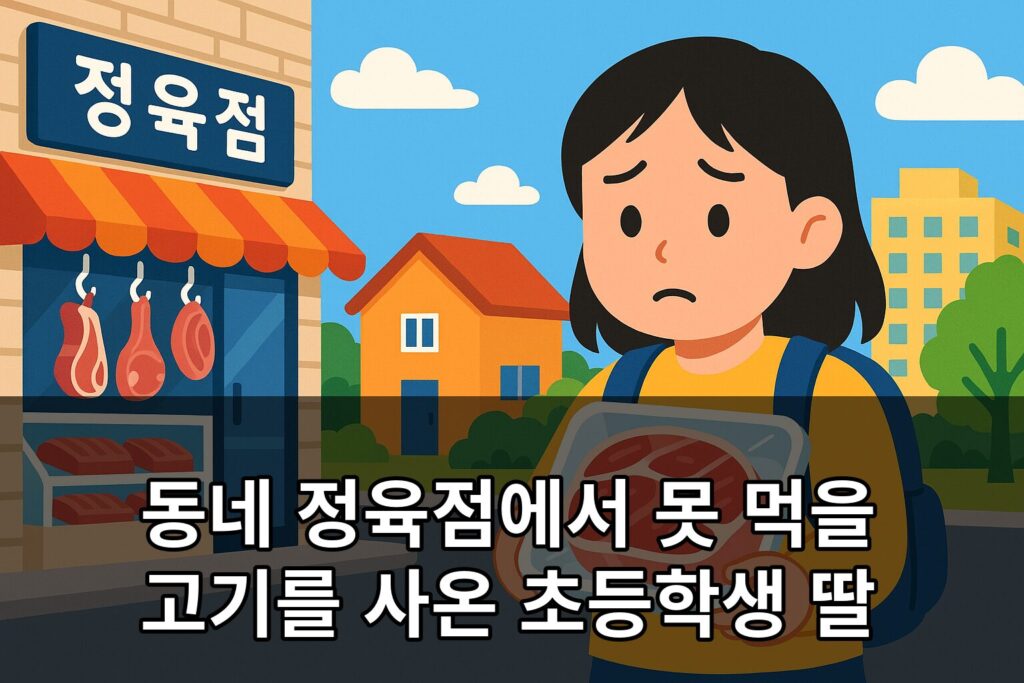 동네 정육점에서 못 먹을 고기를