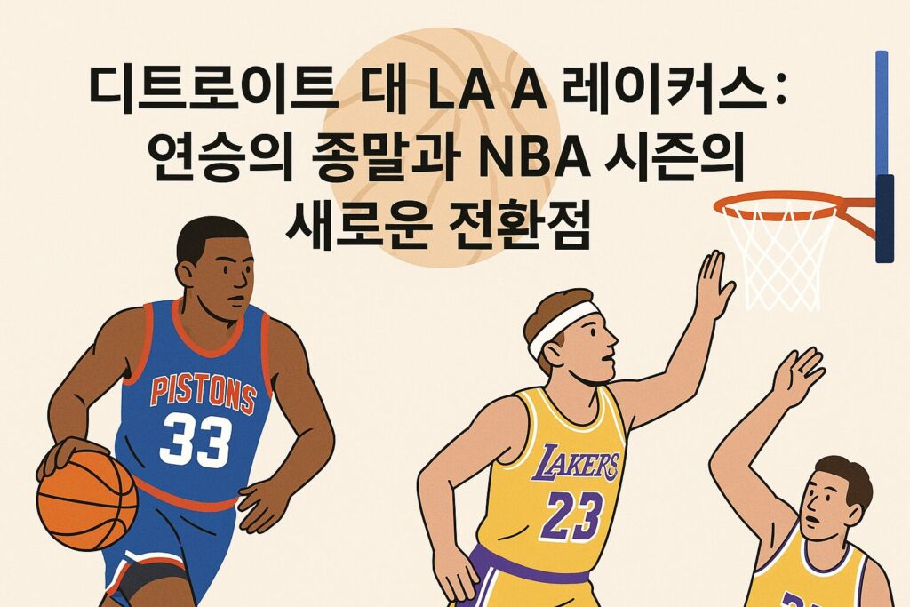 디트로이트 대 la 레이커스