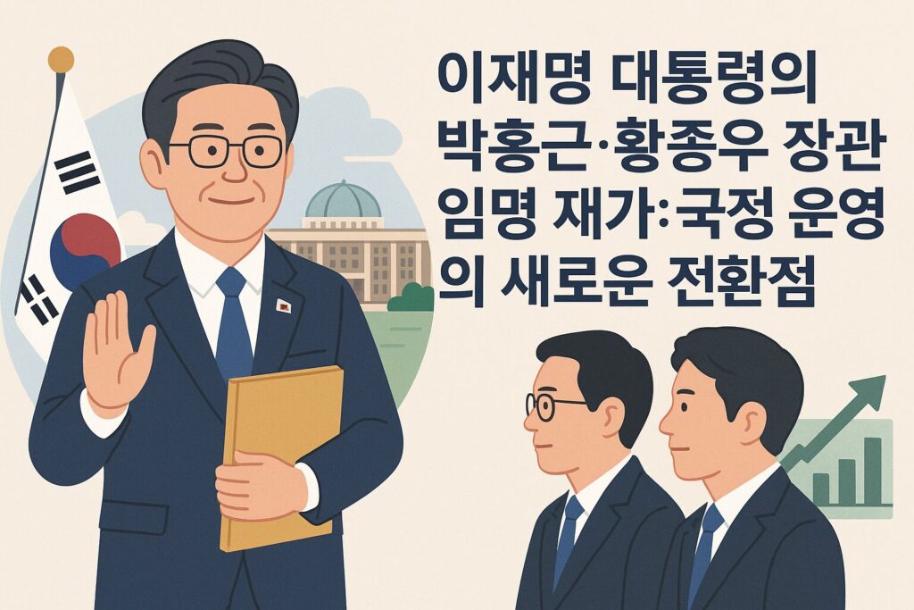 박홍근 황종우 장관 임명 재가