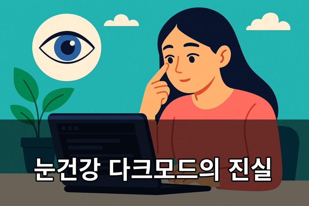 눈건강 다크모드의 진실