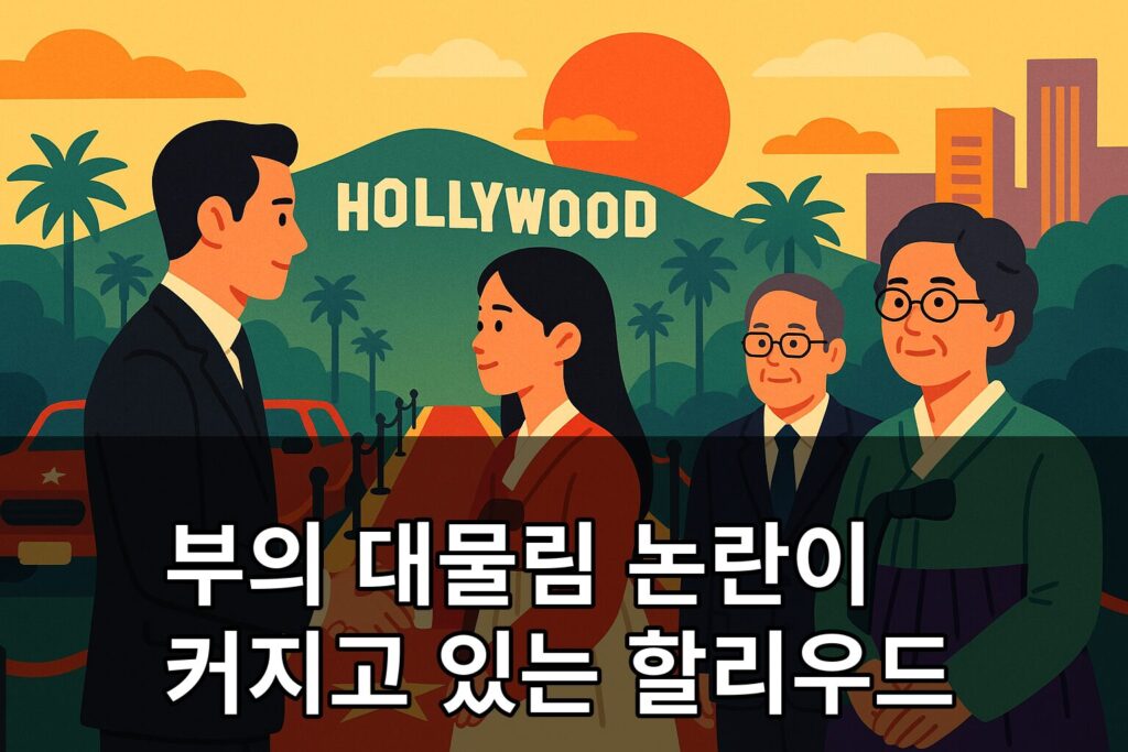 부의 대물림 논란이 커지고 있는