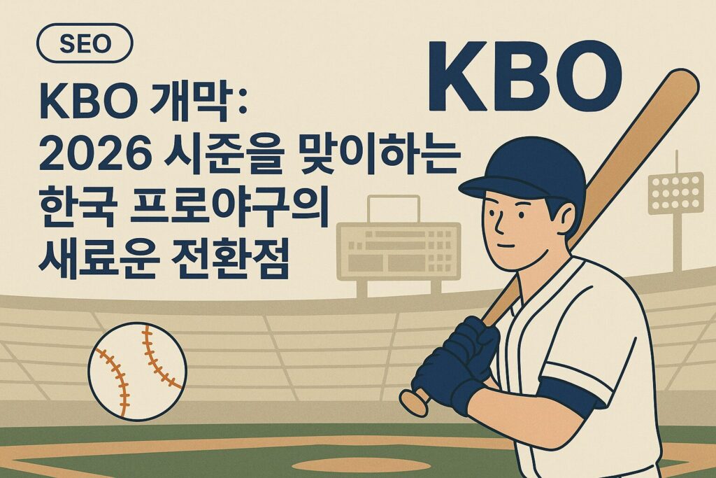 kbo 개막