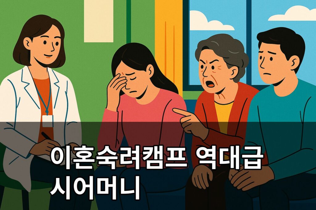 이혼숙려캠프 역대급 시어머니