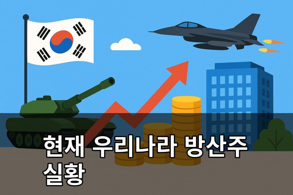 현재 우리나라 방산주 실황