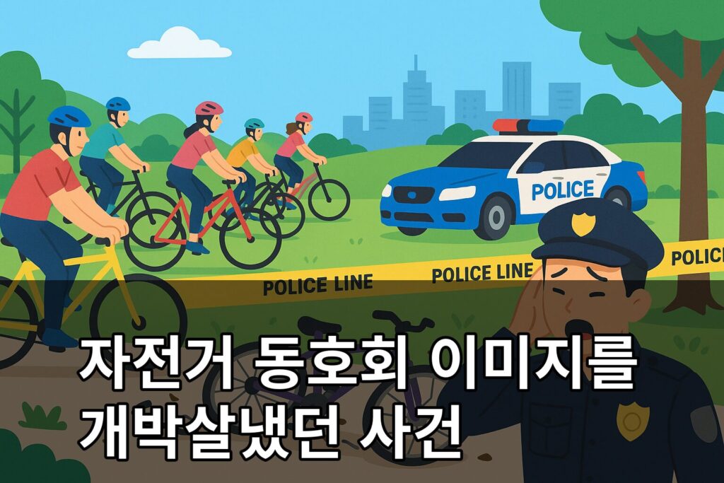 자전거 동호회 이미지를 개박살냈던 사건