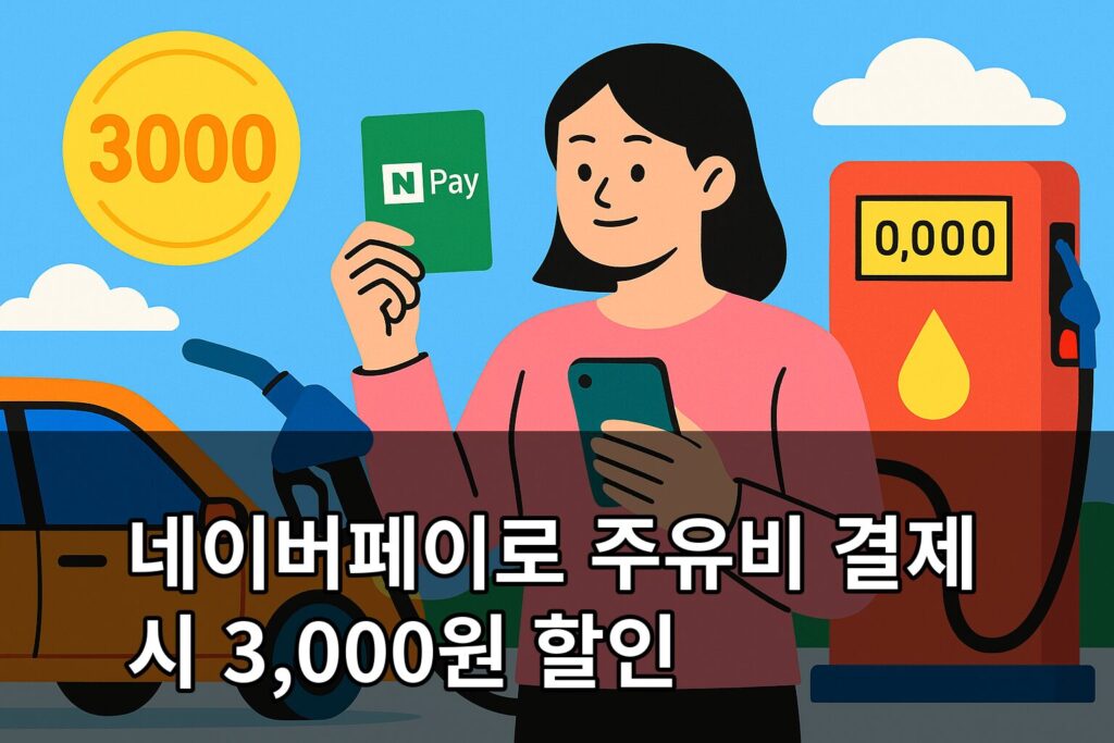 네이버페이로 주유비 결제 시 3