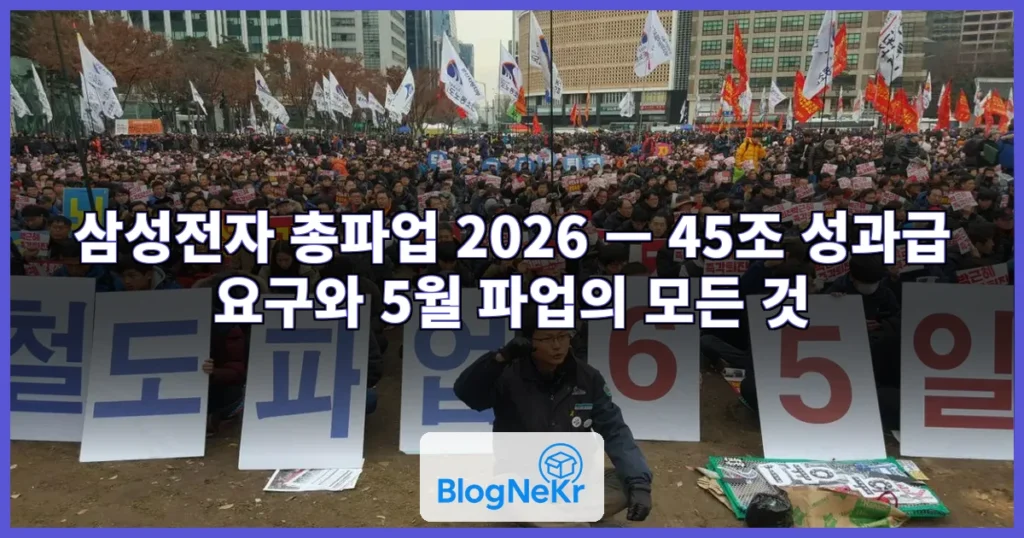 총파업 관련 이미지