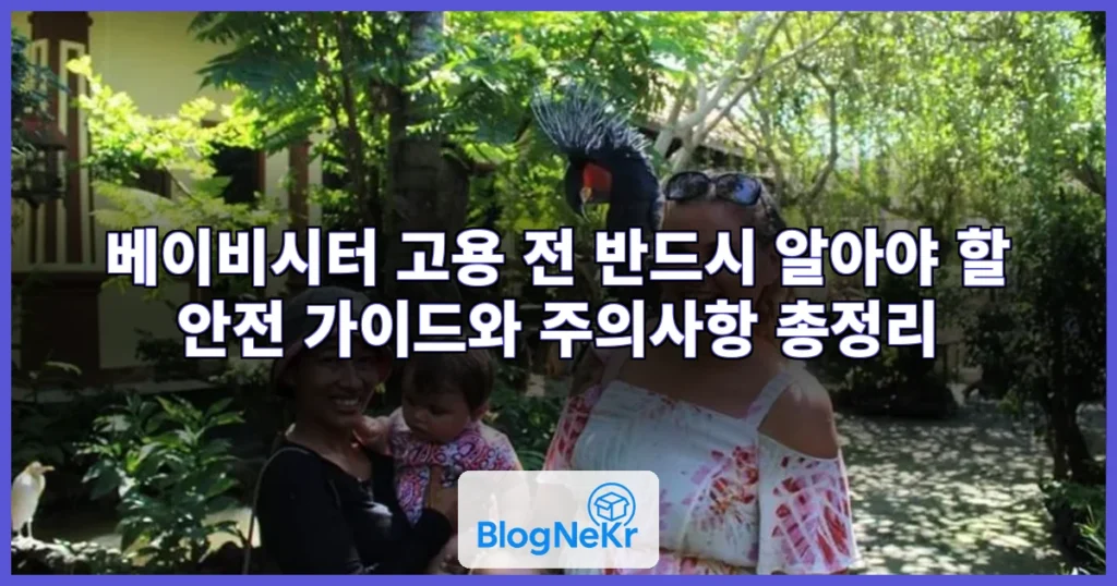 베이비시터 관련 이미지