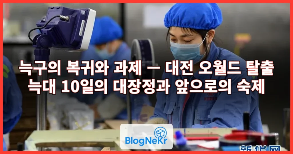 늑구의 복귀와 과제 관련 이미지