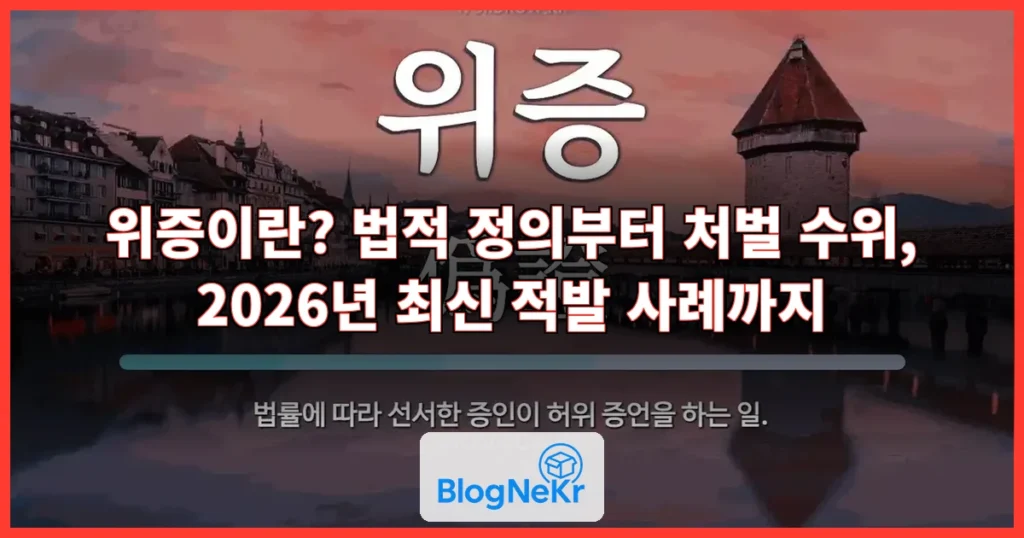 위증 관련 이미지