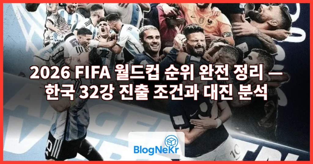 2026 fifa 월드컵 순위 관련 이미지