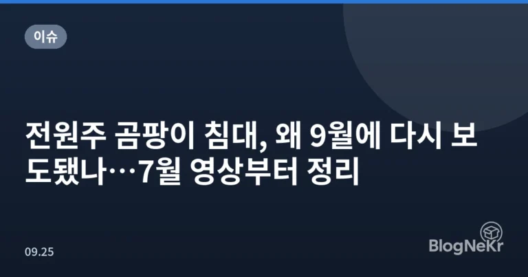 전원주 곰팡이 침대, 왜 9월에 다시 보도됐나…7월 영상부터 정리