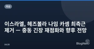 이스라엘, 헤즈볼라 나임 카셈 최측근 제거 — 중동 긴장 재점화와 향후 전망