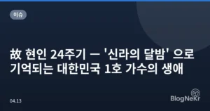 故 현인 24주기 — ‘신라의 달밤’ 으로 기억되는 대한민국 1호 가수의 생애