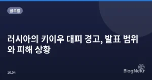 러시아의 키이우 대피 경고, 발표 범위와 피해 상황