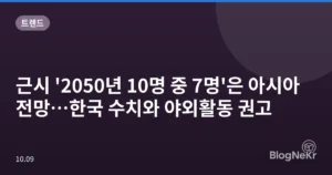 근시 ‘2050년 10명 중 7명’은 아시아 전망…한국 수치와 야외활동 권고