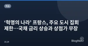 ‘혁명의 나라’ 프랑스, 주요 도시 집회 제한…국채 금리 상승과 상점가 무장