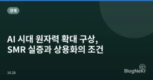 AI 시대 원자력 확대 구상, SMR 실증과 상용화의 조건