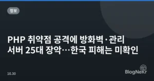 PHP 취약점 공격에 방화벽·관리 서버 25대 장악…한국 피해는 미확인