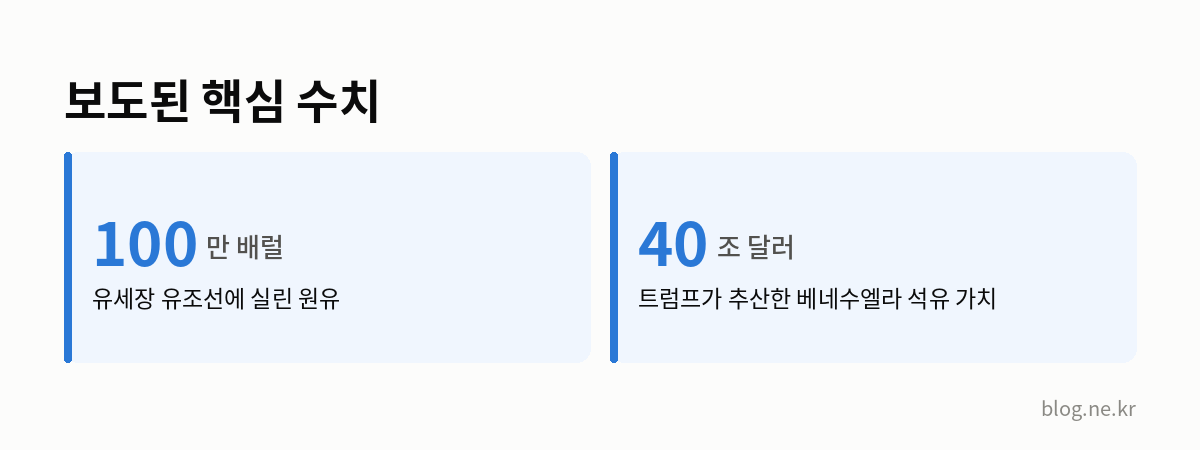 보도된 핵심 수치 인포그래픽